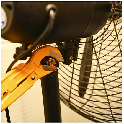 Ключ трубный Deli YS EDL105240 1", тип S, раскрытие губок 40 мм, желтый - 10