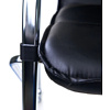 Кресло для посетителей PMK "Samba Pegasso Black", мягкие подлокотники, экокожа - 9