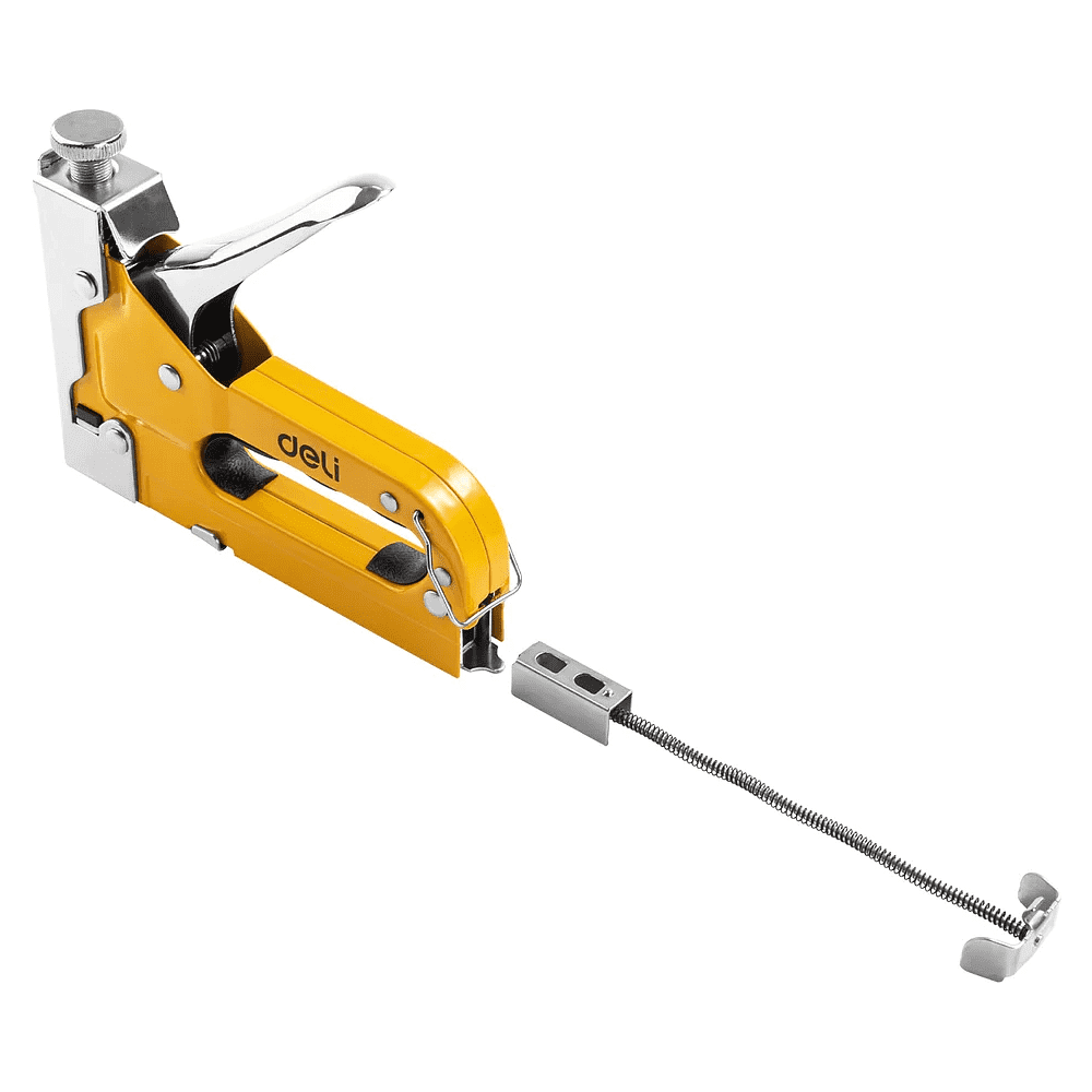 Набор механический степлер и скоборасшиватель Deli YS EDL238105, 3-в-1+ комплект скоб, кейс - 15