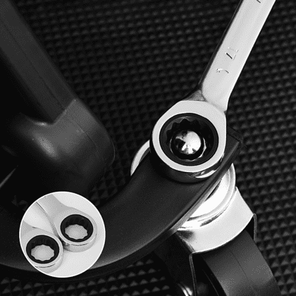 Ключ комбинированный Deli YS EDL34113, 13 мм, с трещоткой, 72 зуба - 2