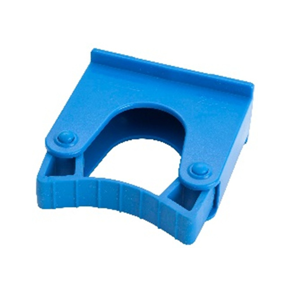 Зажим резиновый к настенному креплению, синий