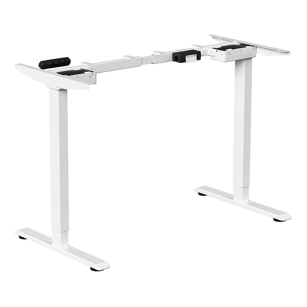 Стол с электроприводом WellDesk Prime 1300x675х18 белый/сосна аланд полярная (9191462+9072455) - 5
