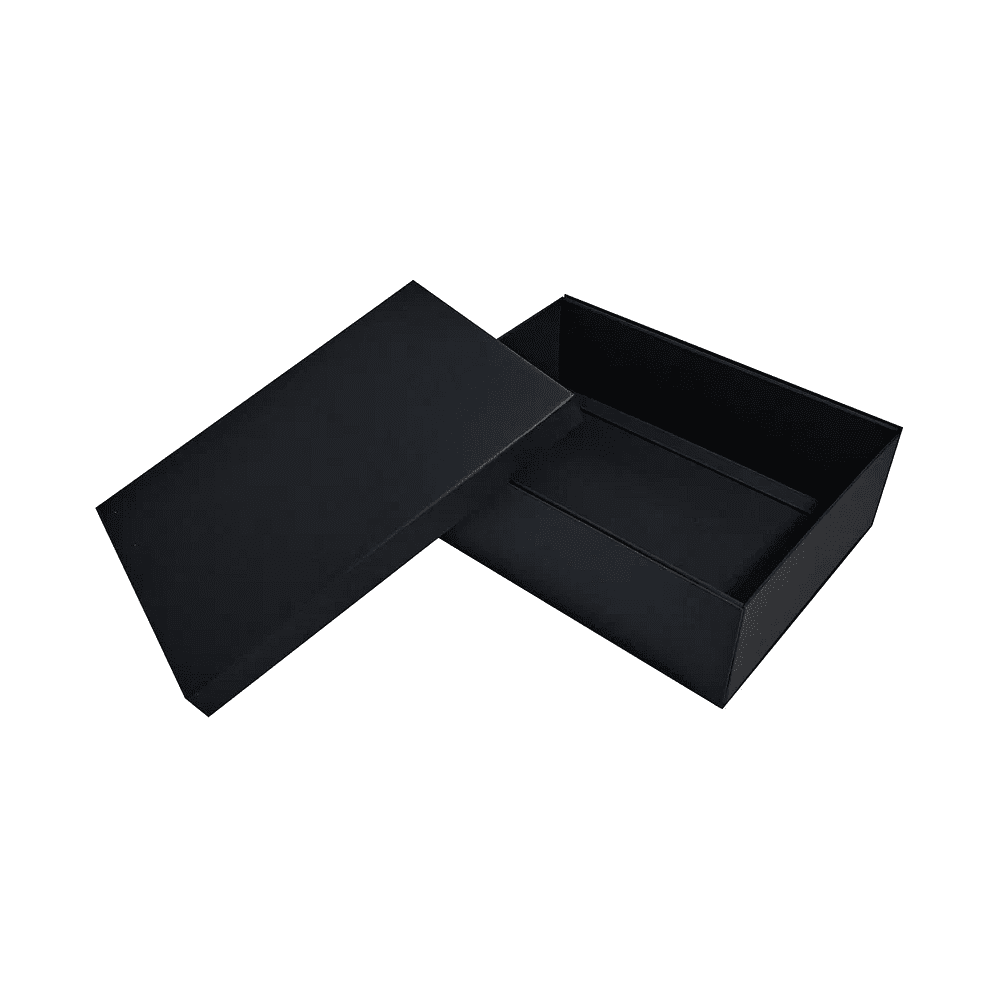 Коробка подарочная картонная, 223х308х95 мм, черный - 4
