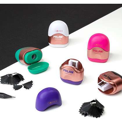 Точилка "Capsule Milan", 1 отверстие, с контейнером - 5