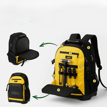 Рюкзак Deli YS DL586122, 350x200x470 мм, 12 карманов, ткань Oxford - 2