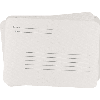 Открытки для акварели "Monet", А6, 100% хлопок, 300г/м2, 20л - 3