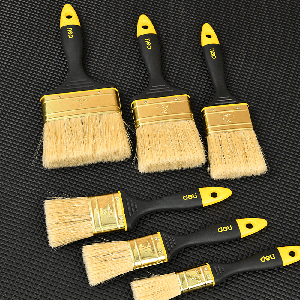 Кисть малярная Deli YS EDL509143, плоская, 2"-50 мм, смешанная щетина - 5
