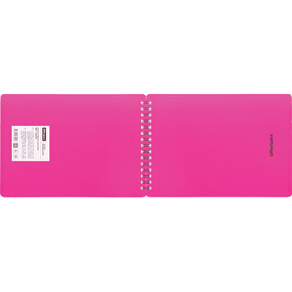Блокнот "Neon", А5, 60 листов, клетка, розовый - 5