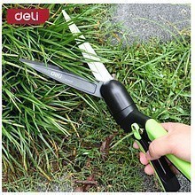 Ножницы газонные поворотные Deli GS EDL580351, пружина, тефлон, 340 мм., черный, зеленый