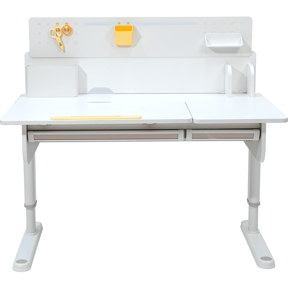 Комплект Ergosmart ученический Caravel: стол регулируемый Caravel, полка с подставкой для книг Wooden space - 13