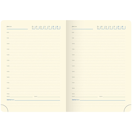Ежедневник недатированный "xGold", А6, 320 страниц, зеленый - 7