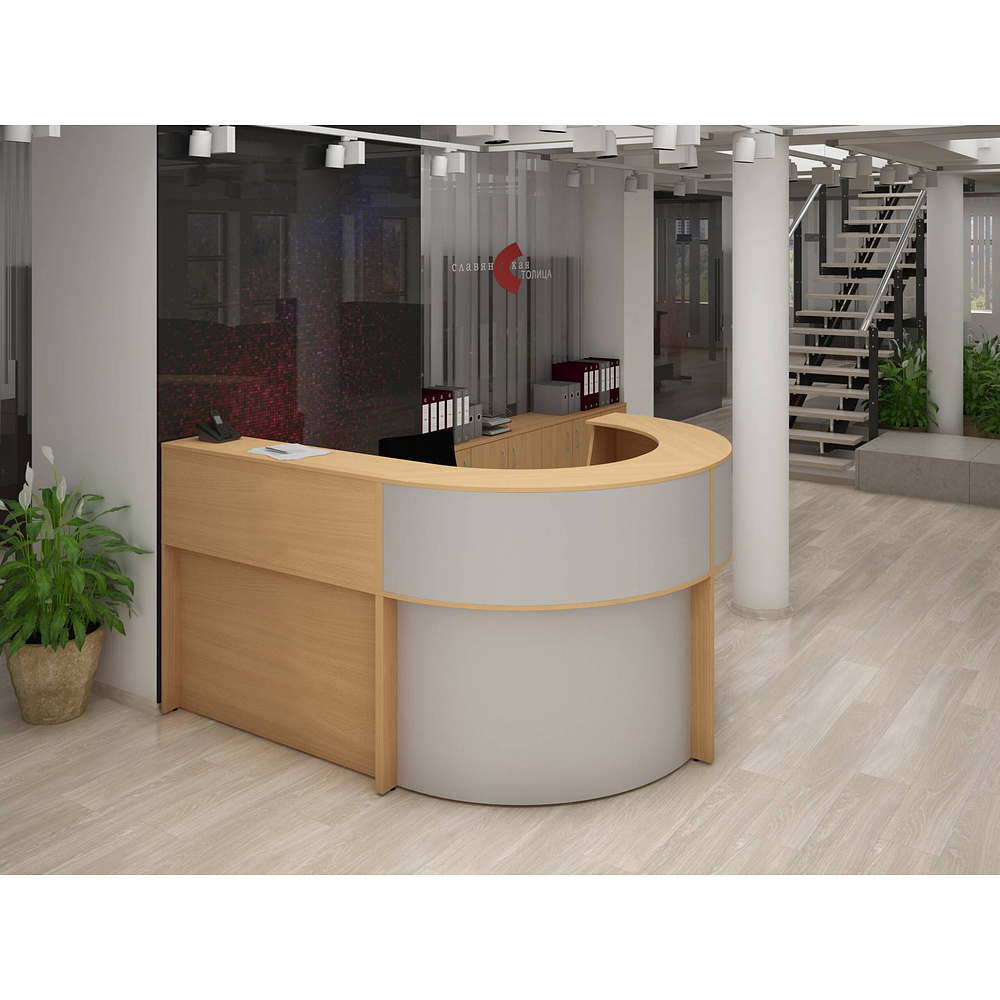 Коллекция Столица стойка угловая С-060, 900х900х1150 мм, бук - 11