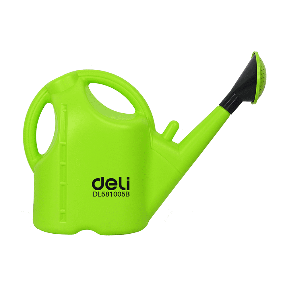 Лейка Deli GS EDL581005B, пластмассовая, 5 л, зеленая