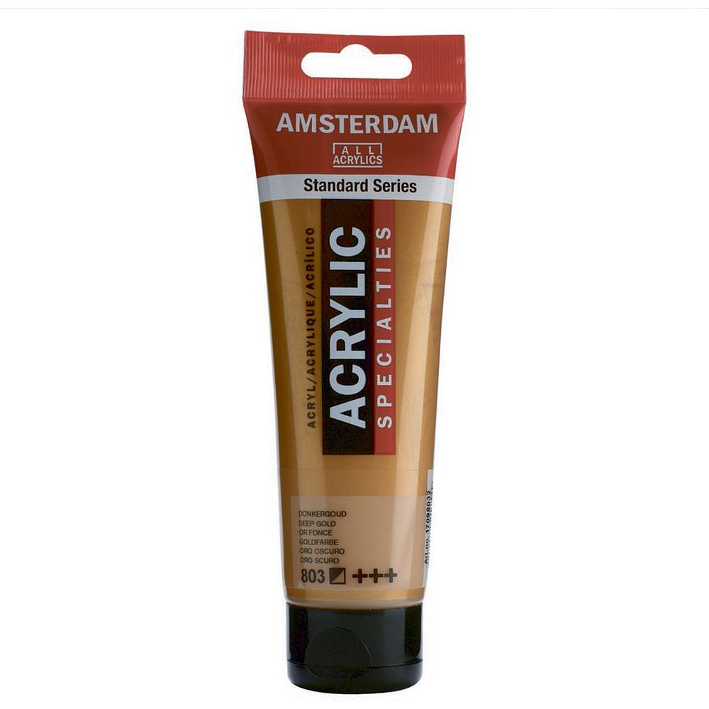 Краски акриловые "Amsterdam", 803 темное золото, 120 мл, туба