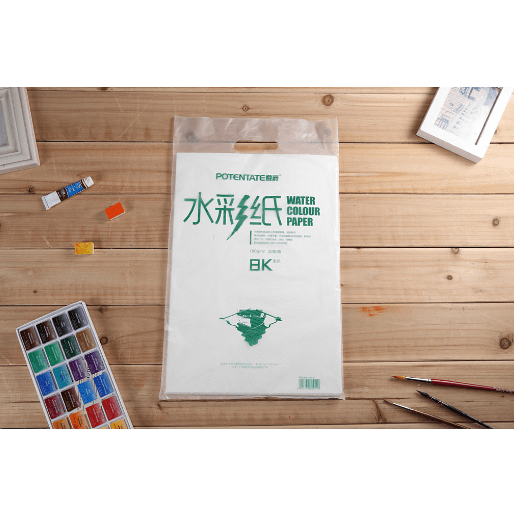 Бумага для акварели "Potentate", целлюлоза, 27х39 см - 2