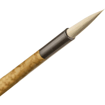 Кисть "Pinax" для каллиграфии, коза, синтетика, круглая, №4 - 2