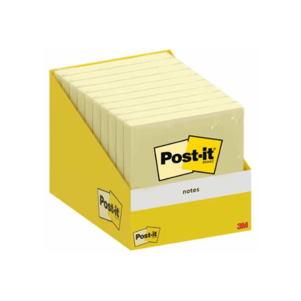 Бумага для заметок "Post-it Notes", 76х76 мм, 100 листов, канареечно желтый - 2