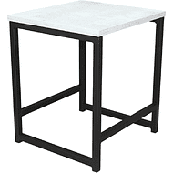 Табурет RION ALLERD, металл, ЛДСП, черный муар, Энигма