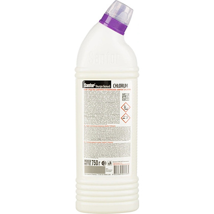 Средство чистящее для сантехники "Sanfor Chlorum Ультра", 750 мл - 2