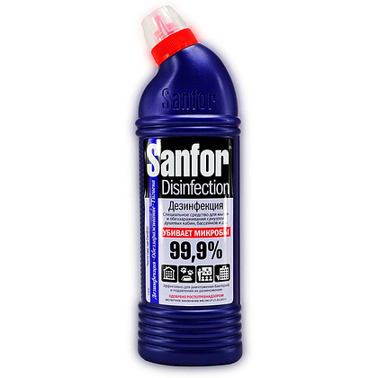 Средство чистящее с дезинфицирующим эффектом "Sanfor Универсал", 750 мл