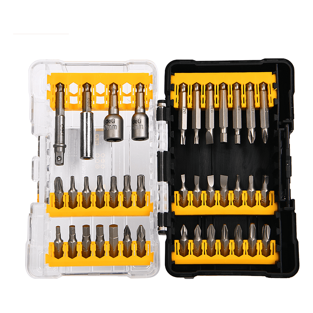 Набор бит Deli YS EDL251202, с держателем, 39 шт.