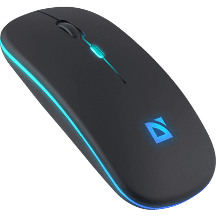 Мышь DEFENDER Touch MM-997, оптич., беспроводная, черный, 800-1600 dpi
