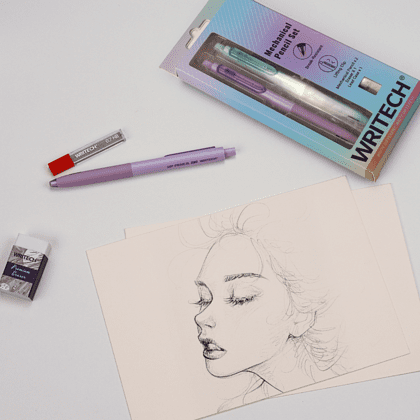 Карандаш автоматический "Space Up", 0.5 мм, зеленый - 3