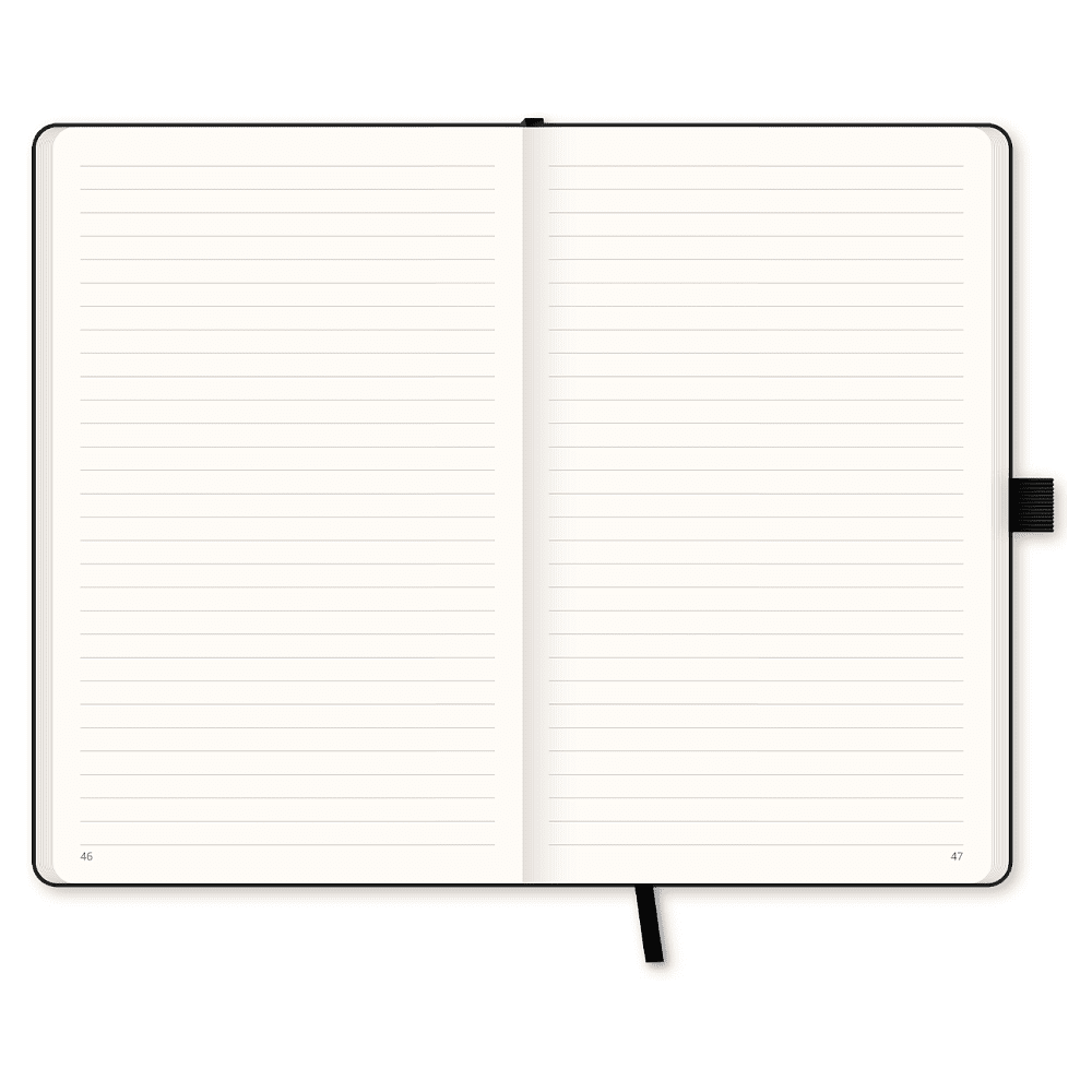 Блокнот "Waves bronze", А5, 96 листов, линейка, бронзовый - 3