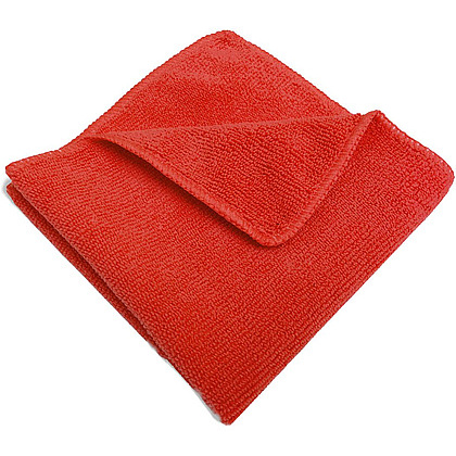 Салфетка из микроволокна, 250г/м2, 30х30см, 3шт/упак, красный