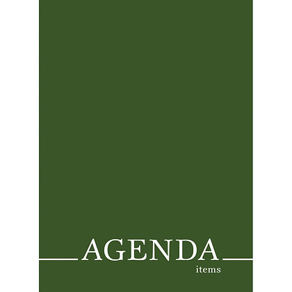 Книга записная  "Agenda. Green", А4, 120 листов, зеленый