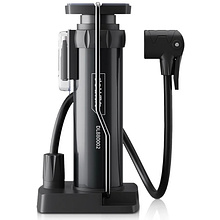Насос велосипедный ножной Deli YS EDL880002, 5.5bar/80psi