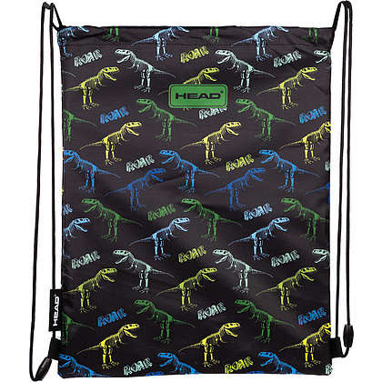 Мешок для обуви Head "Dinos Era", 44x33 см, черный