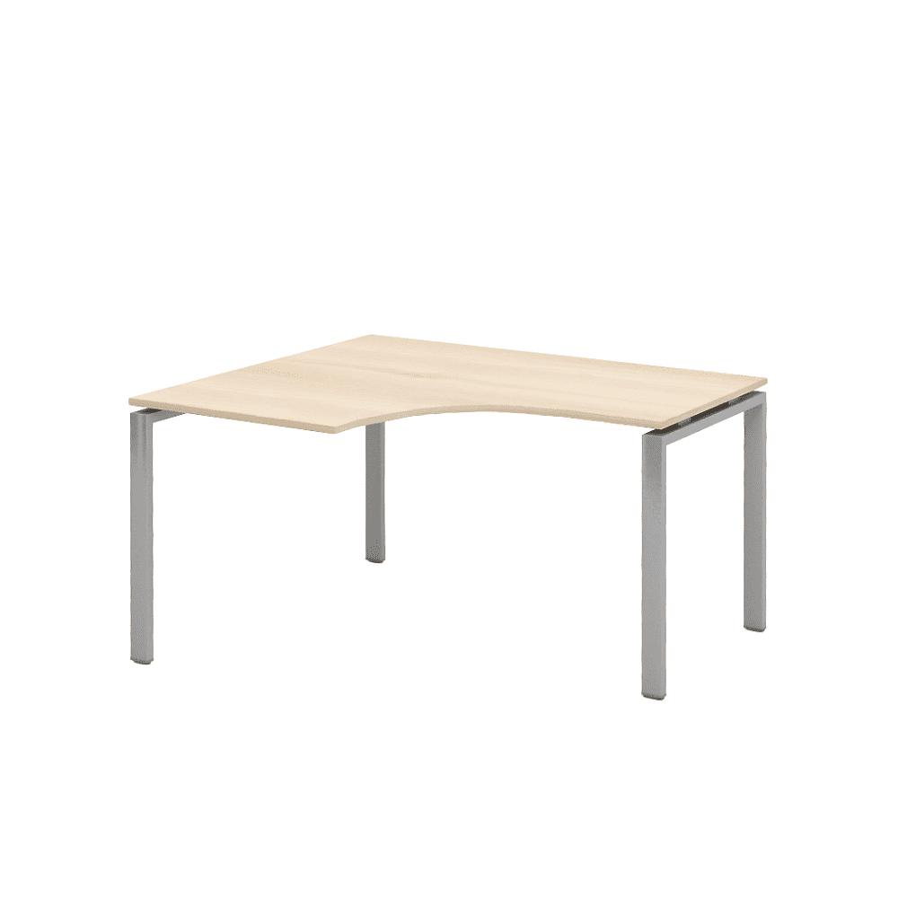 Коллекция Титан Стол угловой правый ТНУ316ТР П+ТНУ316К П-22_ПР, 1600х1200х742, с пропуском