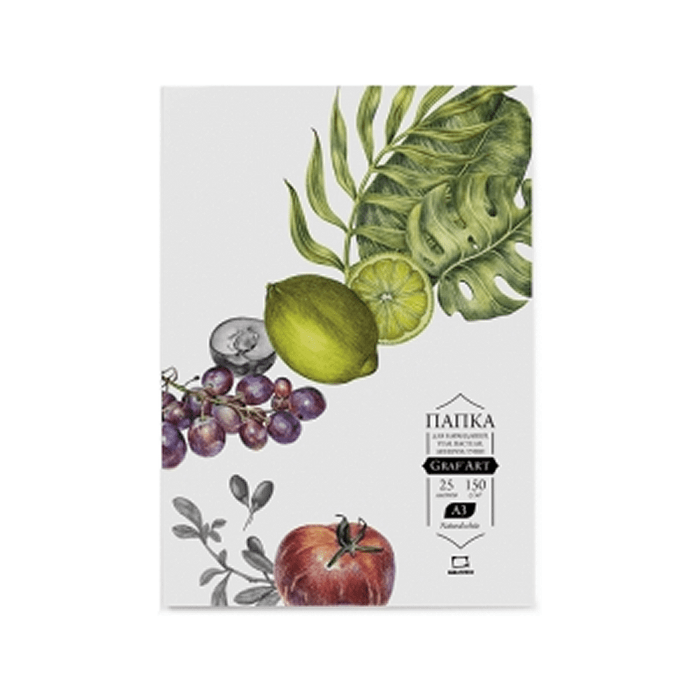 Блок бумаги для сухих техник "GrafArt", А4, 150 г/м2, 25 листов