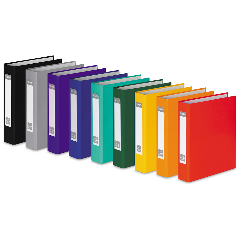 Папка на кольцах "VauPe", 4 кольца, А5, синий - 2