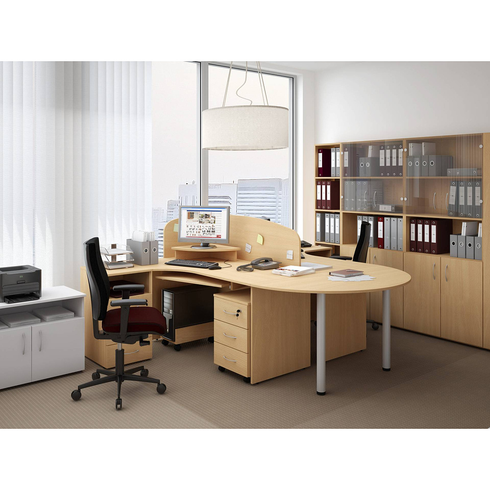 Коллекция Столица стеллаж С-115, 400х337х1880, дуб сонома - 6