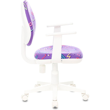 Кресло детское Бюрократ CH-W356AXSN, ткань, пластик, фиолетовый - 3