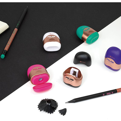 Точилка "Capsule Milan", 1 отверстие, с контейнером - 4