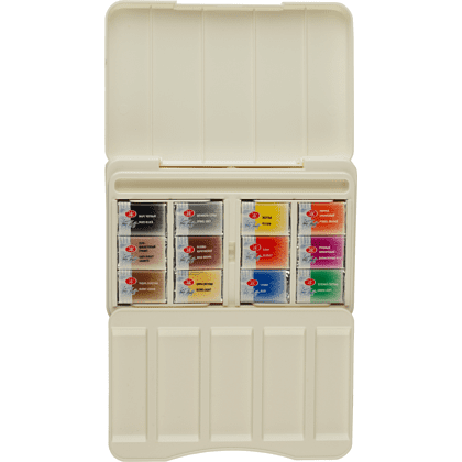 Краски акварельные "Белые ночи анималистика", 12 цветов, кюветы - 10