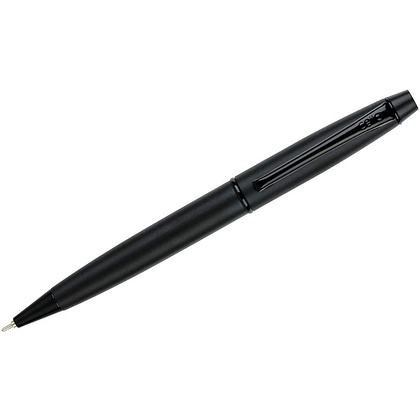 Ручка шариковая автоматическая "Carbon", 0.7 мм, черный, стерж. синий