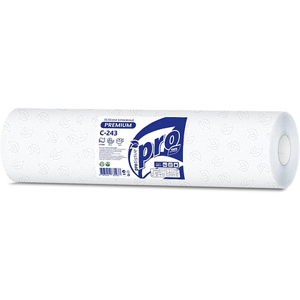 Простыни бумажные PROtissue 50м, 2 слоя, 100% целлюлоза - 2