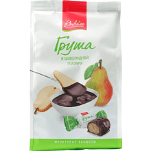Конфеты "Виваль", 180 г, груша в шоколадной глазури