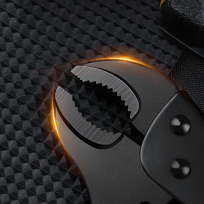 Клещи с фиксатором Deli YS DL109010H, 205 мм., желтый, черный - 5