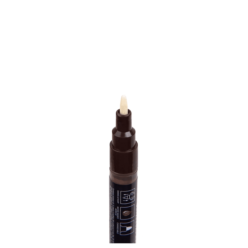 Маркер акриловый "Darwi.Marbel" 801, шоколад - 3