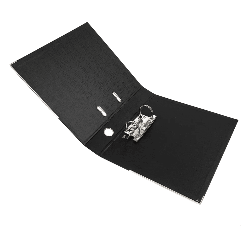 Папка-регистратор "Yesli:", А4,  50 мм, ПВХ, черный - 5