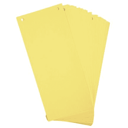 Разделитель для документов "Exacompta" картонный, желтый - 2