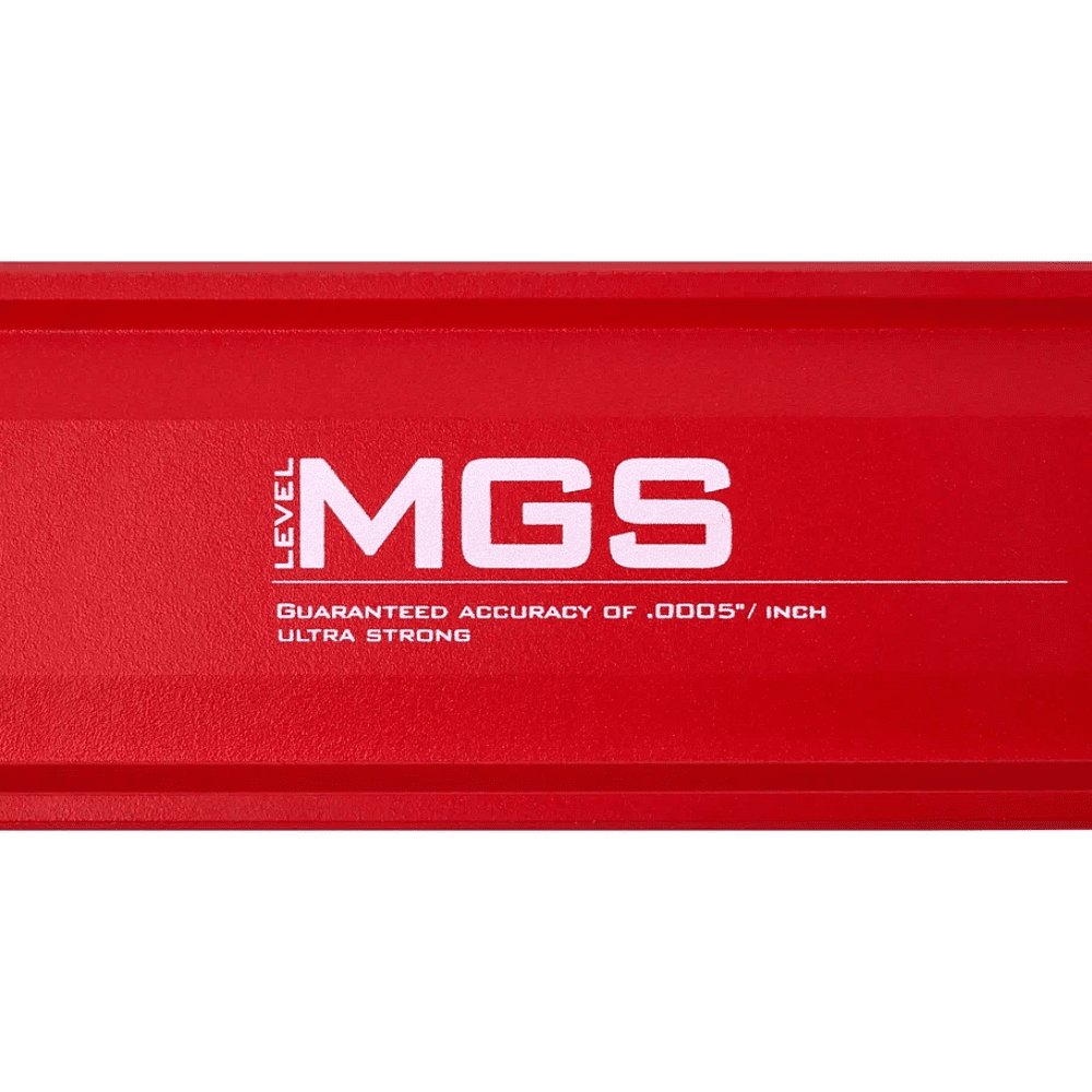 Уровень брусковый MGS 700915, 800 мм, 3 глазка, зеркальный глазок, ухват, магнит - 3