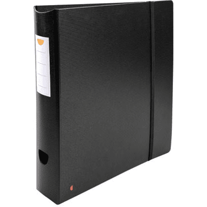 Папка регистратор "Exactive", А4+, 60 мм, ПВХ, черный