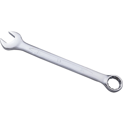 Ключ комбинированный "Deli" набор 12 шт., 6-24 мм, чехол, серебристый - 2