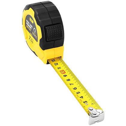 Рулетка Deli YS EDL3798, 7,5 м х 25 мм, желтый, черный - 4